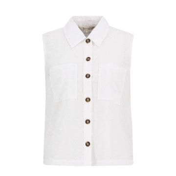 Barbour Womens Melody Shirt White