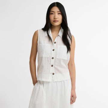 Barbour Womens Melody Shirt White