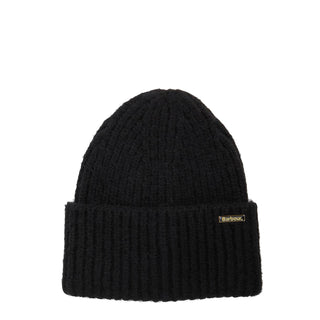Barbour Womens Meryl Beanie Hat Black - Parasol Store