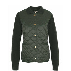 Barbour Womens Moors Knitted Cardigan Olive