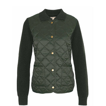 Barbour Womens Moors Knitted Cardigan Olive