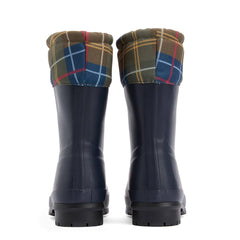 Barbour Womens Mowbray Mid Wellington Navy / Classic Tartan