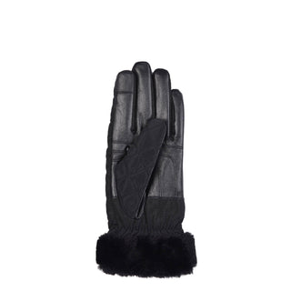 Barbour Womens Norwood Quilted Gloves Black