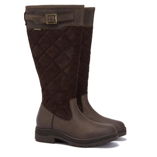 Barbour Womens Oak Tall Boot Brown - Parasol Store
