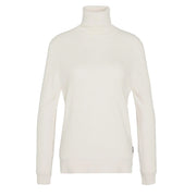 Barbour Womens Pendle Roll Collar Knitted Jumper Ecru / Hessian Tartan - Parasol Store