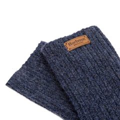 Barbour Womens Pendle Wristwarmer Gloves Navy - Parasol Store