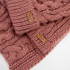 Barbour Womens Penshaw Beanie & Scarf Gift Set Arabesque - Parasol Store
