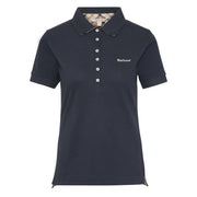 Barbour Womens Portsdown Top Navy/Hessian - Parasol Store