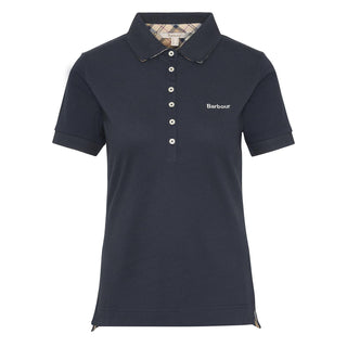 Barbour Womens Portsdown Top Navy/Hessian - Parasol Store