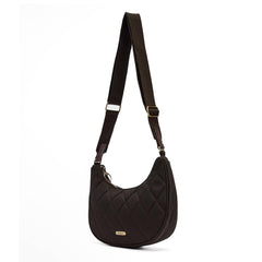 Barbour Womens Quilted Sling Shoulder Bag Olive - Parasol Store