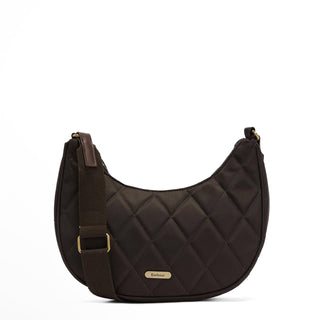Barbour Womens Quilted Sling Shoulder Bag Olive - Parasol Store