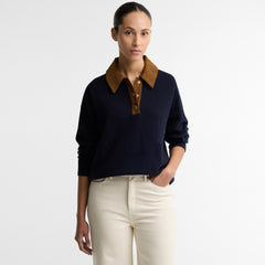 Barbour Womens Ravenshill Knitted Jumper Navy