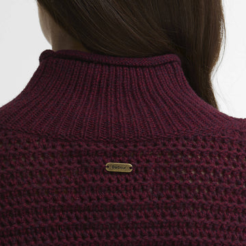 Barbour Womens Rosamund Knitted Jumper Fig