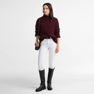 Barbour Womens Rosamund Knitted Jumper Fig
