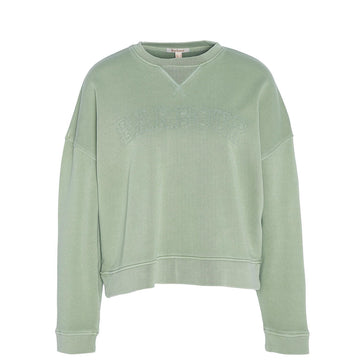 Barbour Womens Sandgate Crew Neck Sweatshirt Nephrite Green Wash