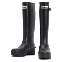 Barbour Womens Snowdon Tall Welly Black - Parasol Store