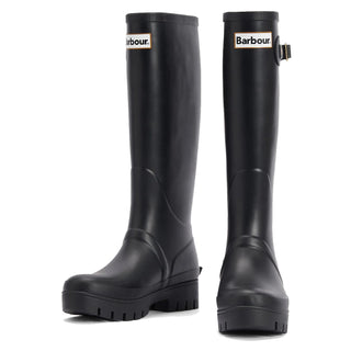 Barbour Womens Snowdon Tall Welly Black - Parasol Store