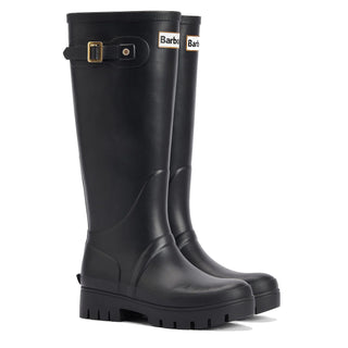 Barbour Womens Snowdon Tall Welly Black - Parasol Store