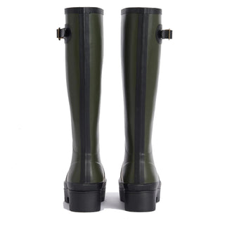 Barbour Womens Snowdon Tall Welly Olive/Black - Parasol Store