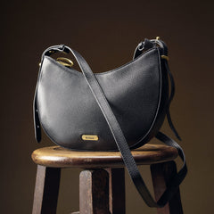 Barbour Womens Sorrel Leather Sling Black - Parasol Store