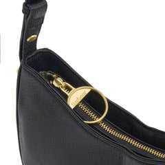 Barbour Womens Sorrel Leather Sling Black - Parasol Store