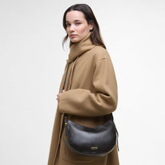 Barbour Womens Sorrel Leather Sling Black - Parasol Store