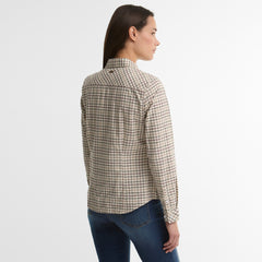 Barbour Womens Woodside Check Shirt Birch Tattersall