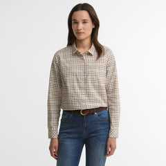 Barbour Womens Woodside Check Shirt Birch Tattersall