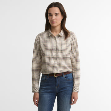 Barbour Womens Woodside Check Shirt Birch Tattersall