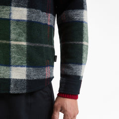 Barbour Woodlane Brushed Check Overshirt Evergreen Tartan