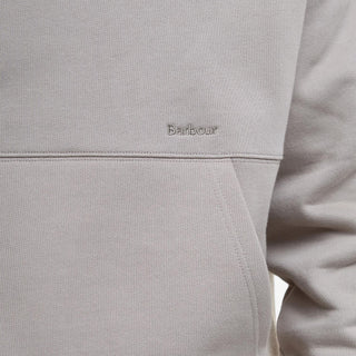 Barbour Yalding Hooded Sweatshirt Concrete - Parasol Store