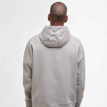 Barbour Yalding Hooded Sweatshirt Concrete - Parasol Store