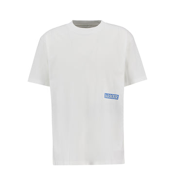 Barbour 'Mr Solway' Oversized Graphic T-Shirt White - Parasol Store