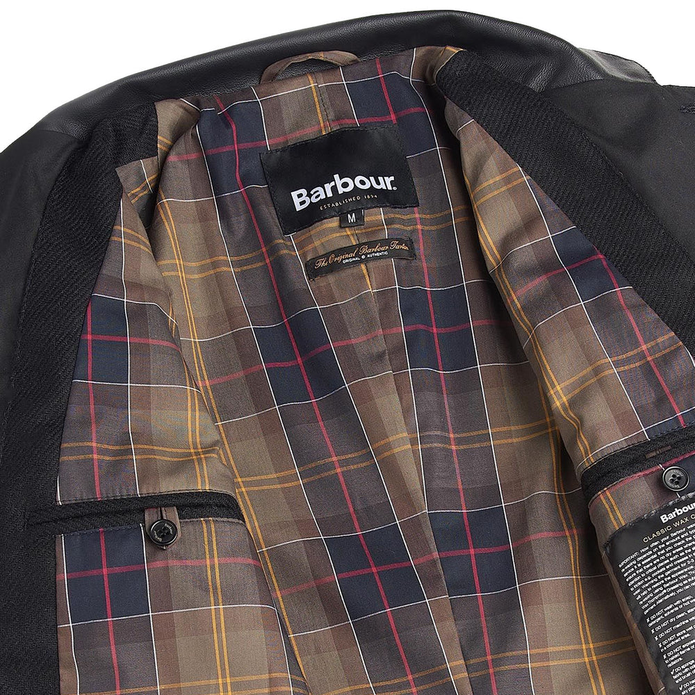 Barbour Beacon Sports Wax Jacket Black Barbour