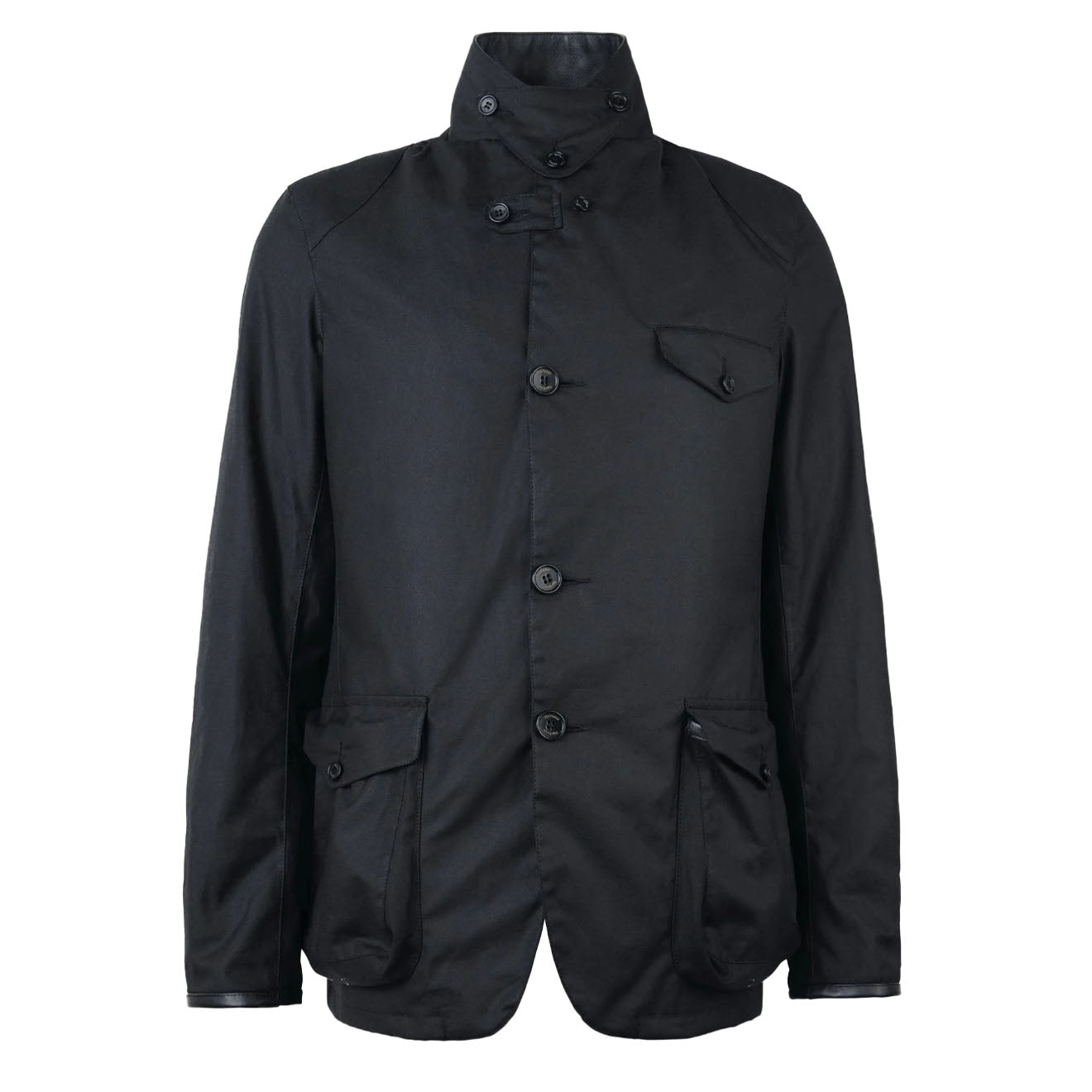 Barbour Beacon Sports Wax Jacket Black Barbour