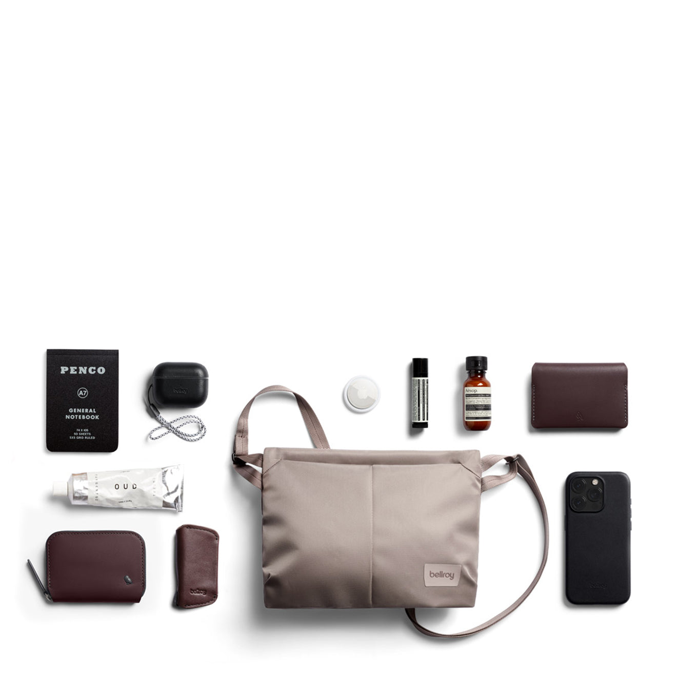 Bellroy Laneway Sacoche Bag Fawn - Parasol Store