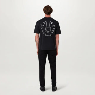 Belstaff Border T-Shirt Black - Parasol Store