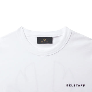 Belstaff Border T-Shirt White - Parasol Store