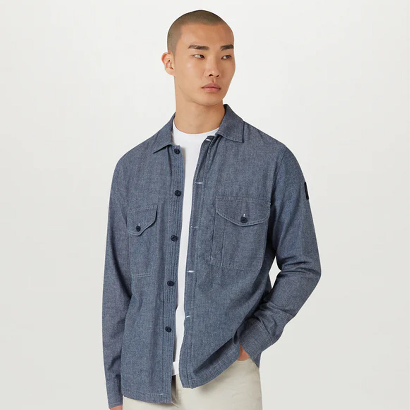 Belstaff CS60 Overshirt Chambray - Parasol Store