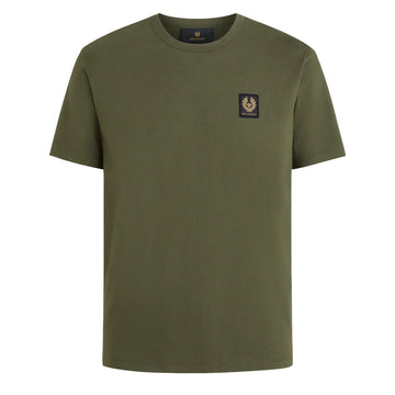 Belstaff Cotton Jersey T-Shirt Tile Green - Parasol Store