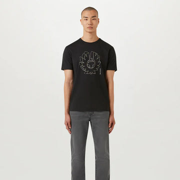 Belstaff Deconstructed Phoenix Graphic T-Shirt Black - Parasol Store