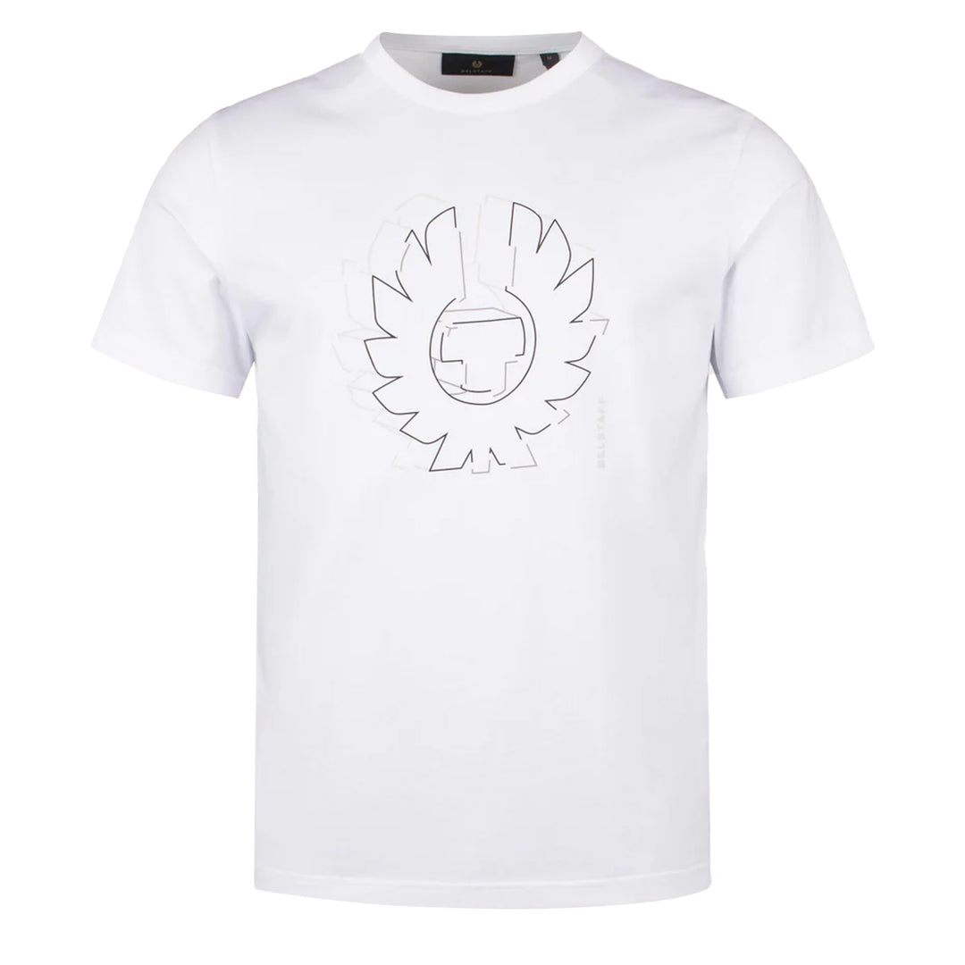 Belstaff Deconstructed Phoenix Graphic T-Shirt White - Parasol Store