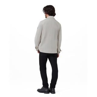Belstaff Drome Overshirt Cement Grey - Parasol Store