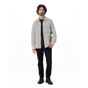Belstaff Drome Overshirt Cement Grey - Parasol Store