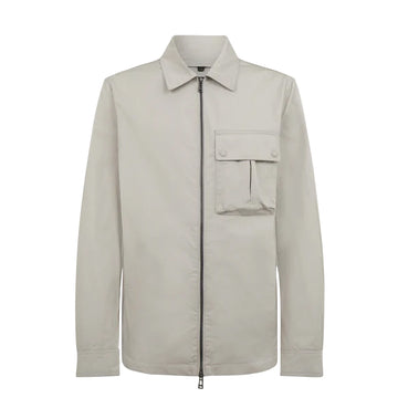 Belstaff Drome Overshirt Cement Grey - Parasol Store