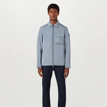 Belstaff Drome Overshirt Blue Flint - Parasol Store
