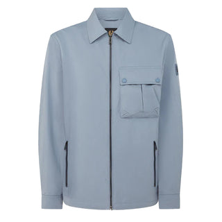 Belstaff Drome Overshirt Blue Flint - Parasol Store