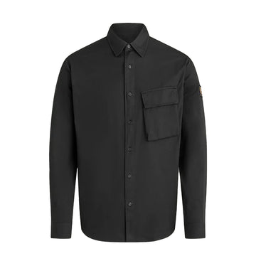 Belstaff Scale Shirt Black - Parasol Store