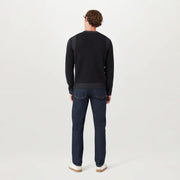 Belstaff Seasonal Watch Crewneck Jumper Black / Tornado Grey - Parasol Store