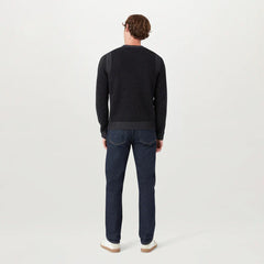 Belstaff Seasonal Watch Crewneck Jumper Black / Tornado Grey - Parasol Store